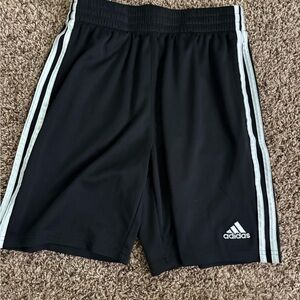Adidas Charcoal Gray Athletic Shorts L (14-16)